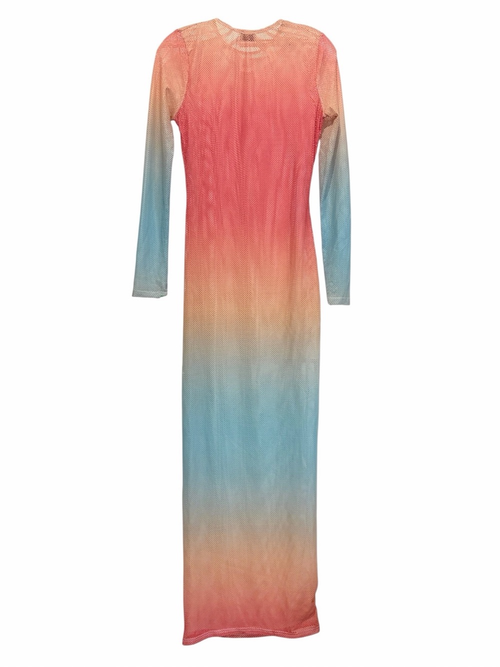 ICON SWIM Zaila Ombre Rainbow Mesh Dress - Picture 10 of 13